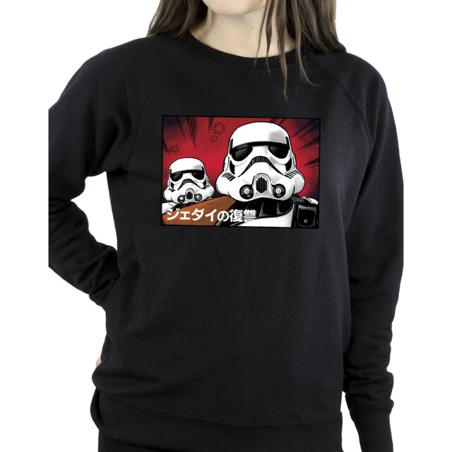 Li-cense Star wars dames stormtrooper japans sweatshirt UTBI38511_black large