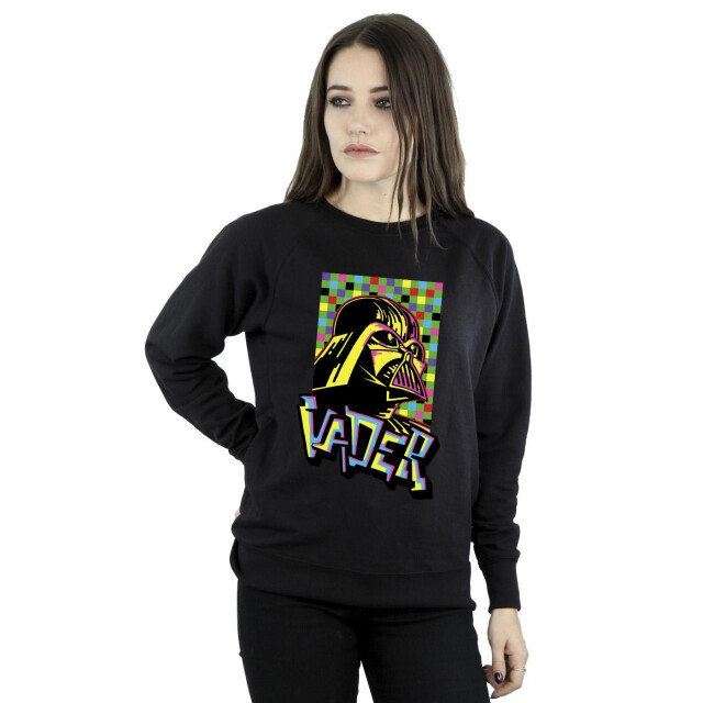 Li-cense Star wars dames vader graffiti pop art sweatshirt UTBI38444_black large