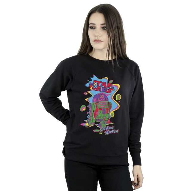 Li-cense Star wars dames r2d2 pop art sweatshirt UTBI38459_black large
