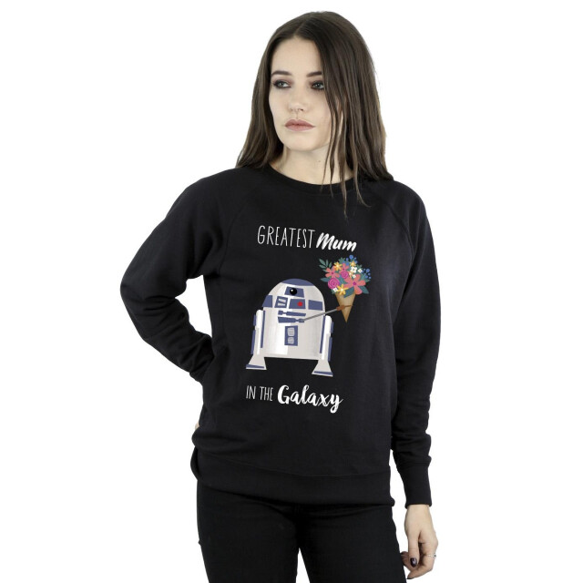 Li-cense Star wars dames r2d2 grootste moeder sweatshirt UTBI38430_black large