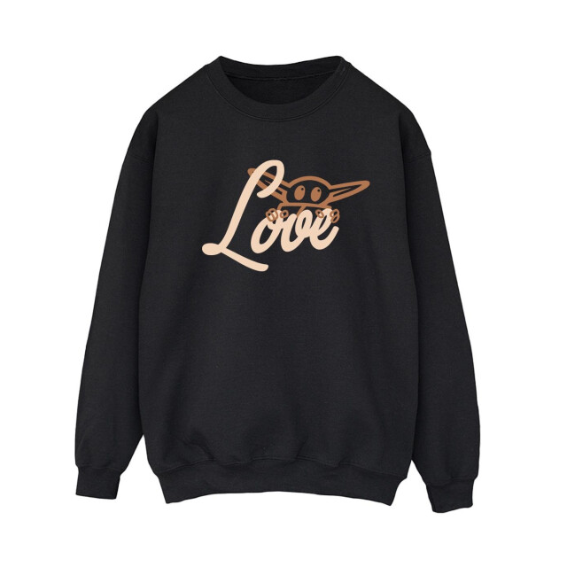 Li-cense Star wars dames grogu love sweatshirt UTBI38400_black large