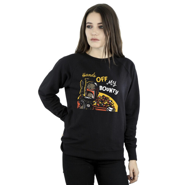 Li-cense Star wars dames boba fett handen af van mijn bounty sweatshirt UTBI38304_black large