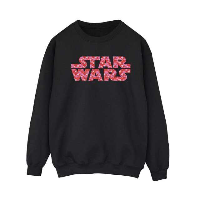 Li-cense Star wars dames sweatshirt met hart logo UTBI38415_black large