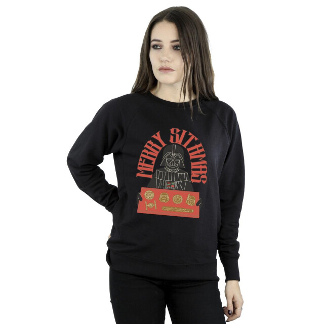 Li-cense Star wars dames episode iv: a new hope merry sithmas sweatshirt UTBI38342_black large
