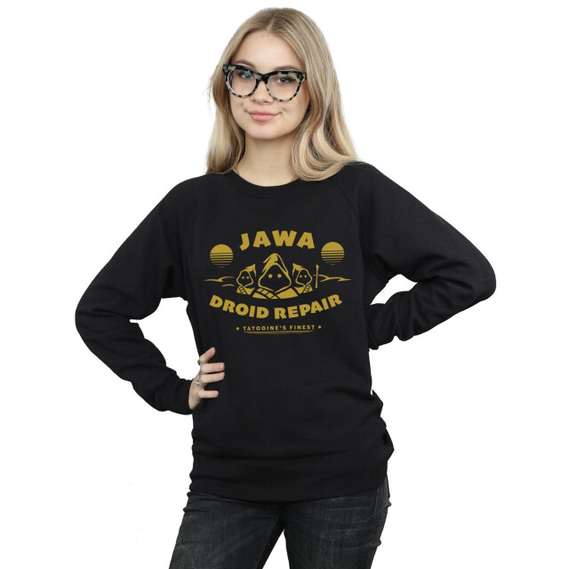 Li-cense Star wars dames jawa droid repair sweatshirt UTBI38191_black large