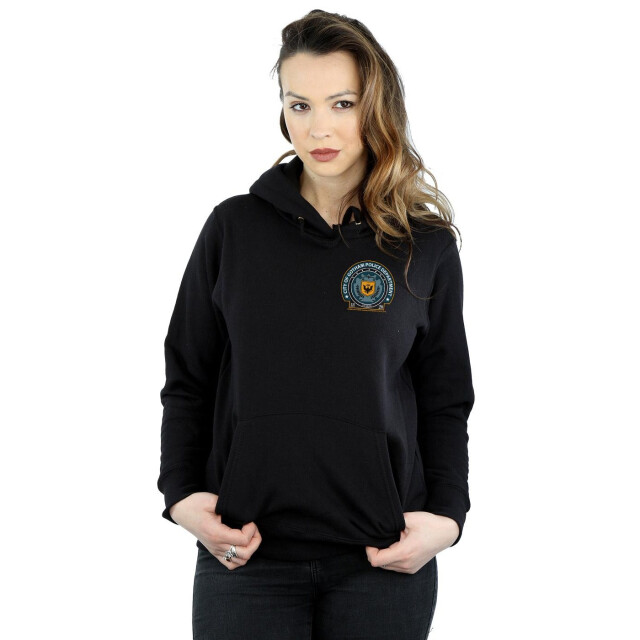 Li-cense Dc comics dames batman gotham police dept breast print hoodie UTBI3824_black large