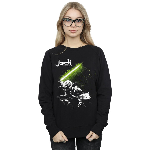 Li-cense Star wars dames yoda jedi master sweatshirt UTBI38188_black large