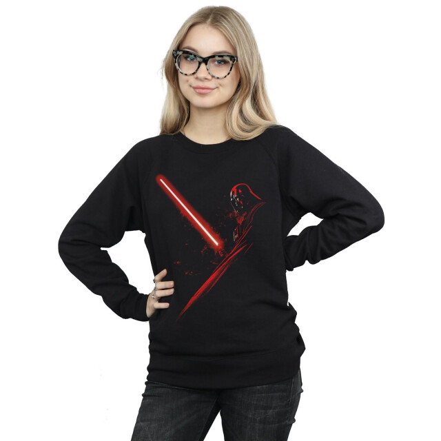 Li-cense Star wars dames darth vader lichtzwaard sweatshirt UTBI38187_black large