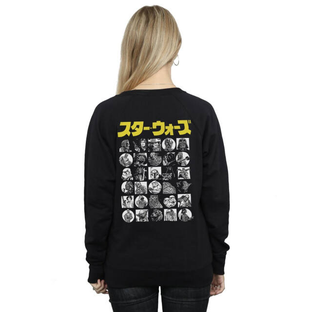 Li-cense Star wars dames sweatshirt met japanse badge UTBI38123_black large