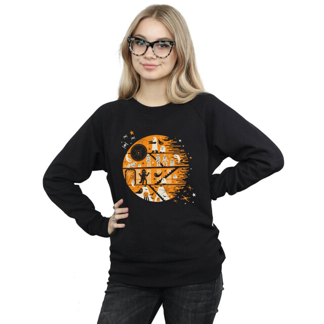 Li-cense Star wars dames spooky death star sweatshirt UTBI38058_black large