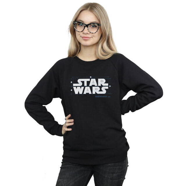 Li-cense Star wars dames final design logo sweatshirt UTBI38142_black large