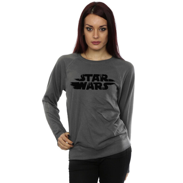 Li-cense Star wars dames sweatshirt met ruw logo UTBI38144_charcoal large