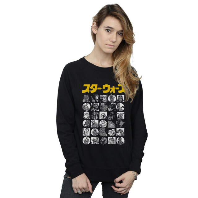 Li-cense Star wars dames japans karakter duimnagel sweatshirt UTBI38083_black large