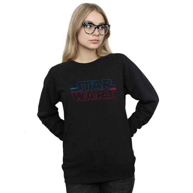 Li-cense Star wars dames lightsaber logo sweatshirt UTBI37857_black large