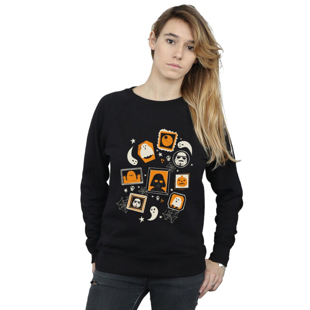 Li-cense Star wars dames day of the dead memorial wall sweatshirt UTBI37958_black large