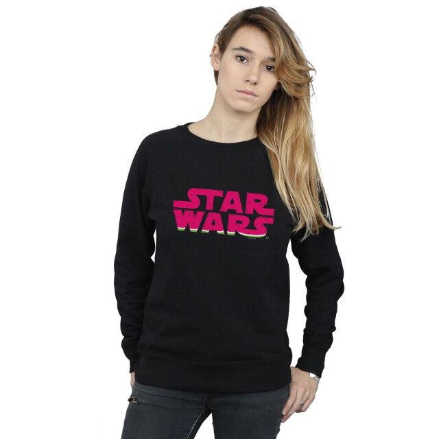Li-cense Star wars dames watermeloen logo sweatshirt UTBI37808_black large