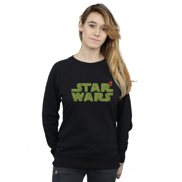 Li-cense Star wars dames cactus logo sweatshirt UTBI37830_black large