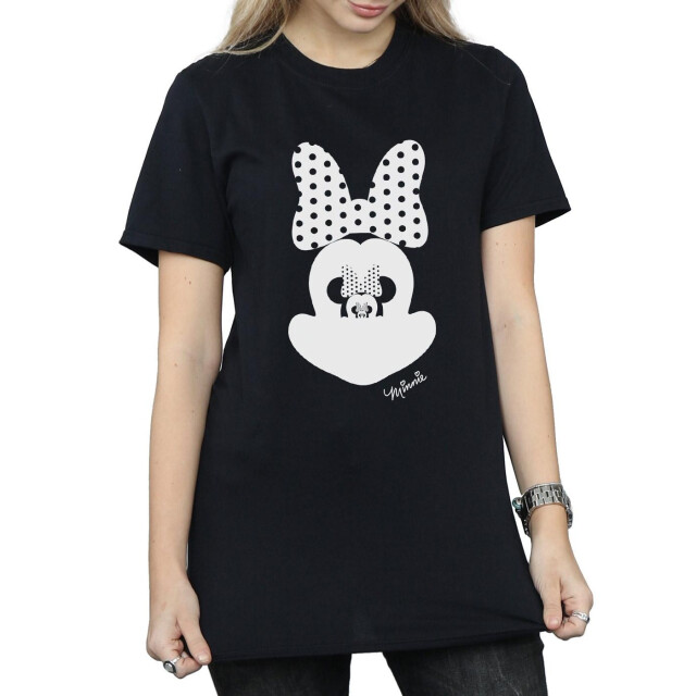 Li-cense Disney dames minnie mouse spiegel illusie katoenen vriendje t-shirt UTBI35848_black large