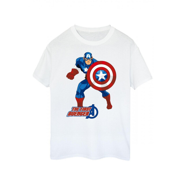 Li-cense Captain america dames the first avenger t-shirt UTBI352_white large