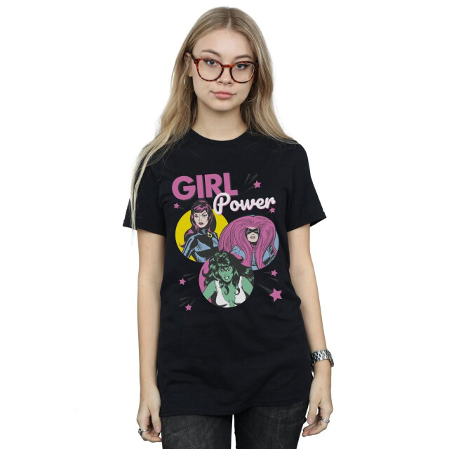 Li-cense Marvel comics dames girl power katoenen vriendje t-shirt UTBI34390_black large