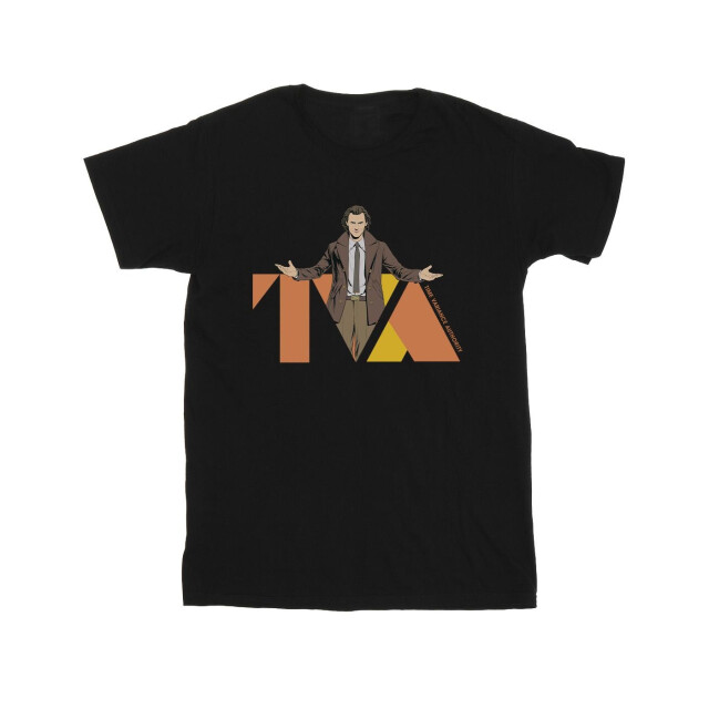 Li-cense Marvel meisjes loki tva pose katoenen t-shirt UTBI23733_black large
