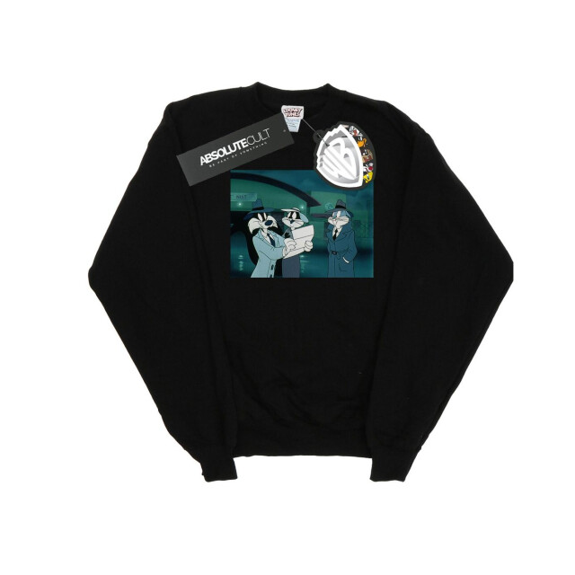 Li-cense Looney tunes dames bugs bunny sylvester letter sweatshirt UTBI23676_black large