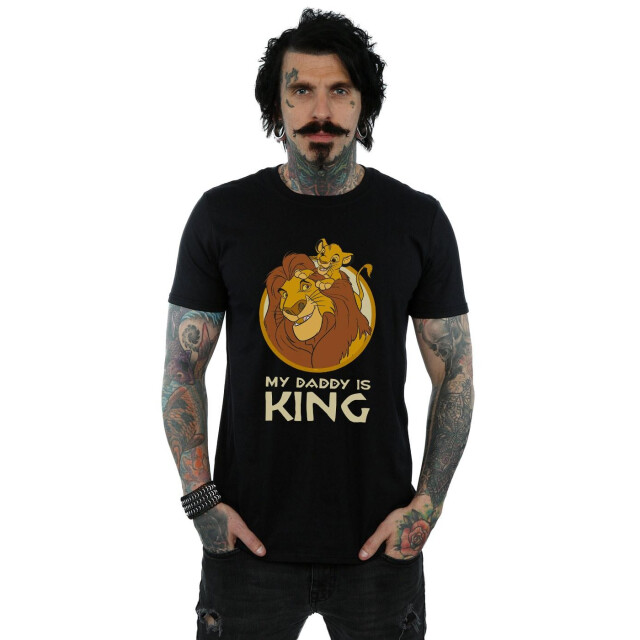 Li-cense Disney heren the lion king mijn papa is koning t-shirt UTBI32344_black large