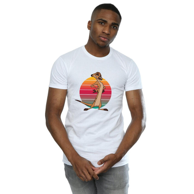 Li-cense Disney heren the lion king timon sunset t-shirt UTBI32270_white large