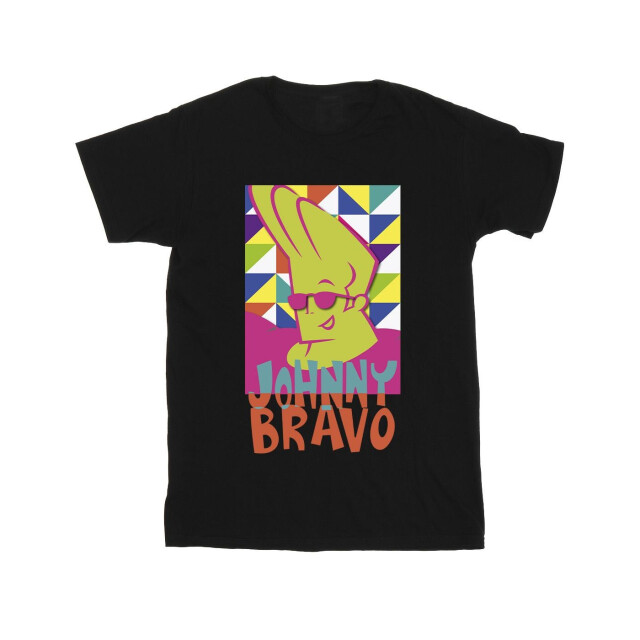 Li-cense Johnny bravo heren multi driehoeken pop art t-shirt UTBI32125_black large