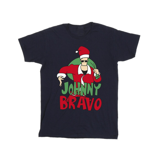 Li-cense Johnny bravo heren johnny kerstmis t-shirt UTBI32057_navyblue large