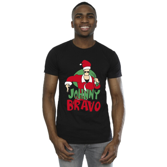 Li-cense Johnny bravo heren johnny kerstmis t-shirt UTBI32057_black large