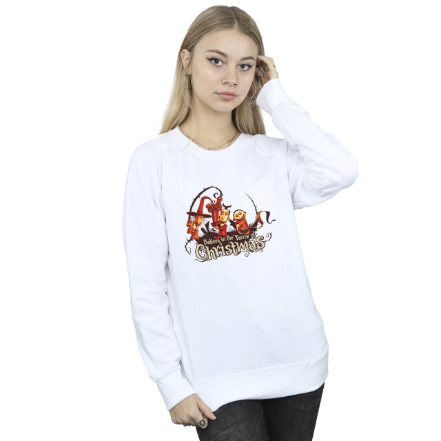 Li-cense Disney dames the nightmare before christmas christmas terror sweatshirt UTBI31931_white large