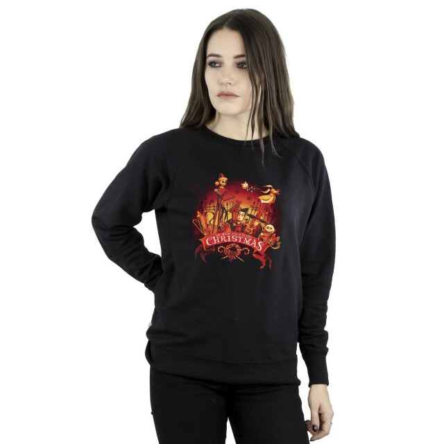 Li-cense Disney dames the nightmare before christmas eng kerstmis sweatshirt UTBI31932_black large