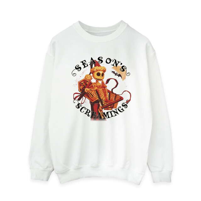 Li-cense Disney dames the nightmare before christmas seasons screamings sweatshirt UTBI31908_white large