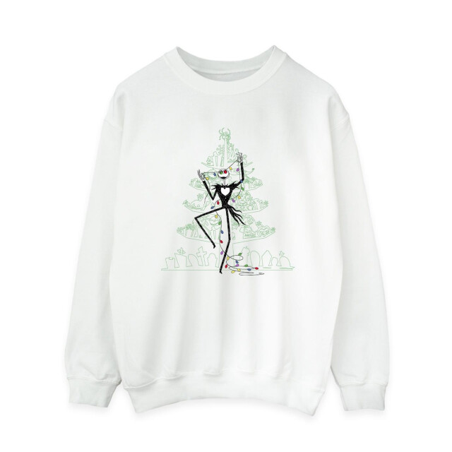 Li-cense Disney dames the nightmare before christmas tree groen sweatshirt UTBI31891_white large
