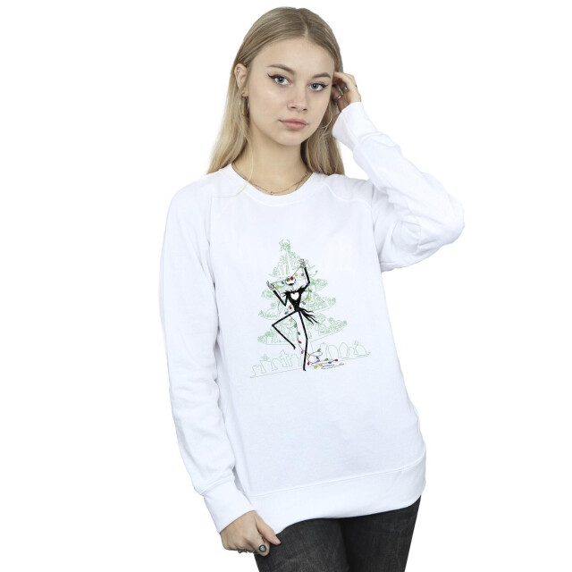 Li-cense Disney dames the nightmare before christmas tree groen sweatshirt UTBI31891_white large