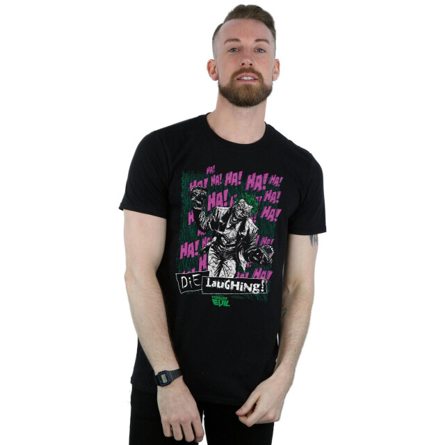 Li-cense Dc comics heren justice league joker die lachend t-shirt UTBI31746_black large