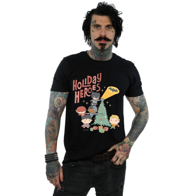 Li-cense Dc comics heren justice league holiday heroes t-shirt UTBI31775_black large