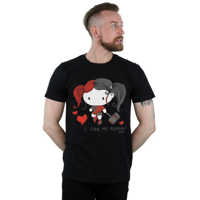 Li-cense Dc comics heren justice league i love my puddin´ t-shirt UTBI31693_black large