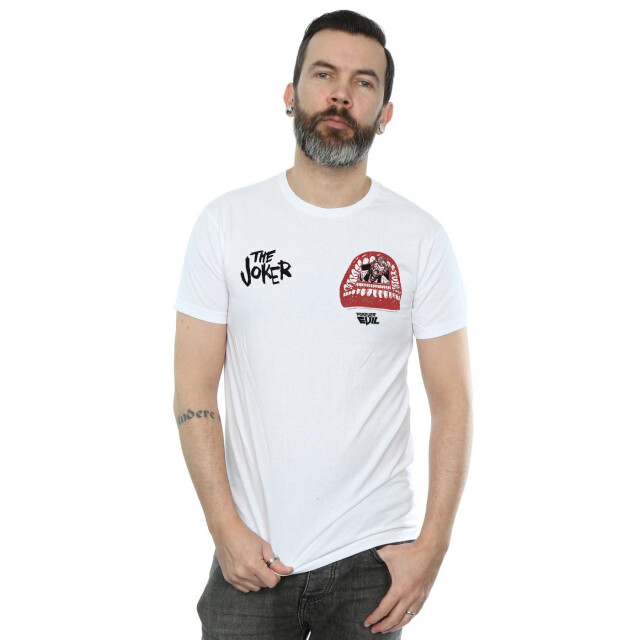 Li-cense Dc comics heren justice league joker forever evil borst t-shirt UTBI31721_white large