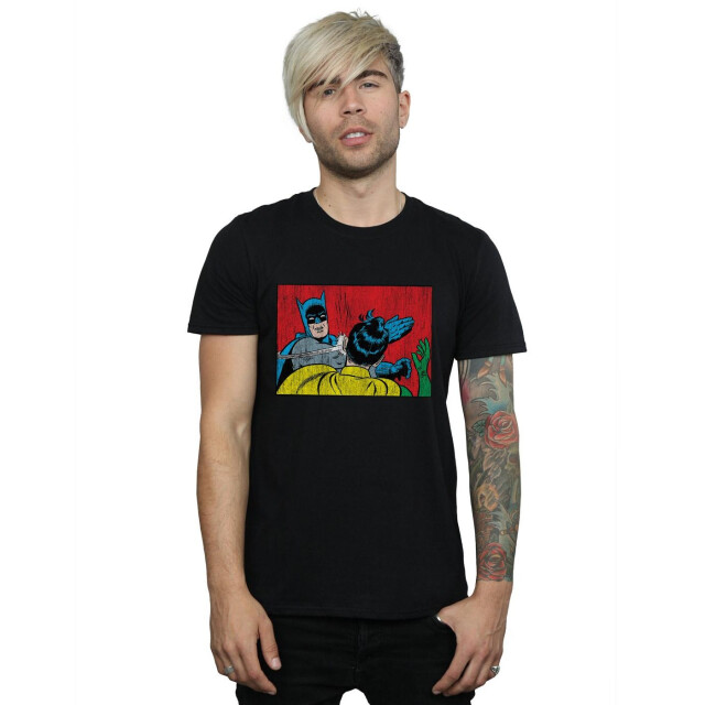 Li-cense Dc comics heren batman robin slap t-shirt UTBI31669_black large