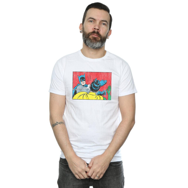 Li-cense Dc comics heren batman robin slap t-shirt UTBI31669_white large