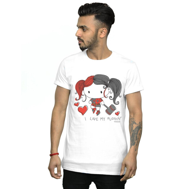Li-cense Dc comics heren justice league i love my puddin´ t-shirt UTBI31693_white large