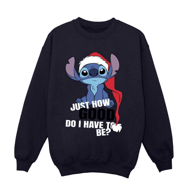Li-cense Disney dames lilo & stitch just how good sweatshirt UTBI23177_navyblue large
