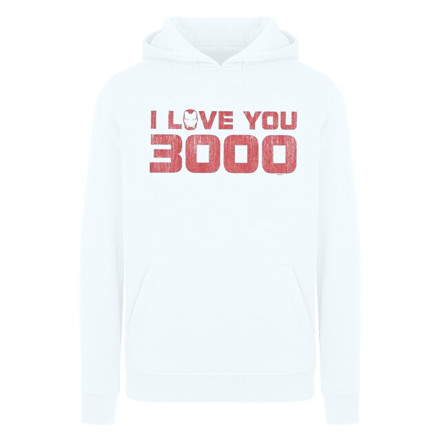 Li-cense Marvel heren avengers endgame ik hou van jou 3000 distressed hoodie UTBI3146_white large