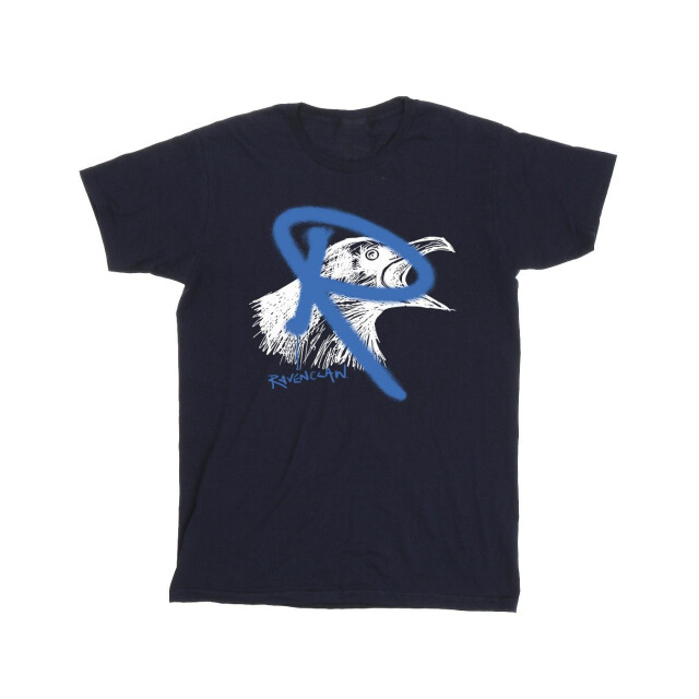 Li-cense Harry potter heren ravenclaw pop spray t-shirt UTBI31215_navyblue large