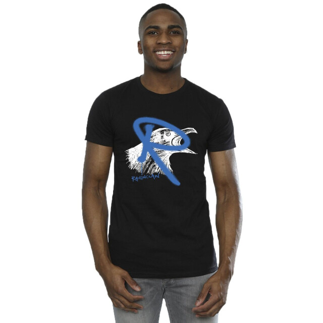 Li-cense Harry potter heren ravenclaw pop spray t-shirt UTBI31215_black large