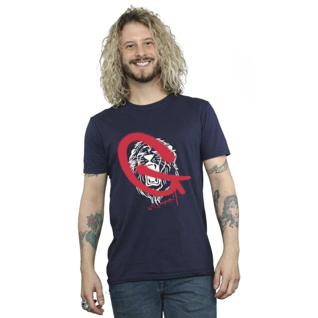 Li-cense Harry potter heren gryffindor pop spray t-shirt UTBI31196_navyblue large