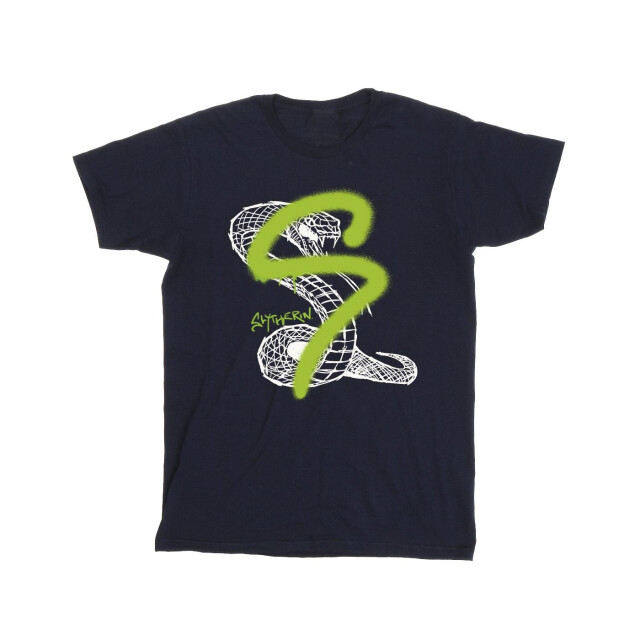 Li-cense Harry potter heren slytherin pop spray t-shirt UTBI31175_navyblue large