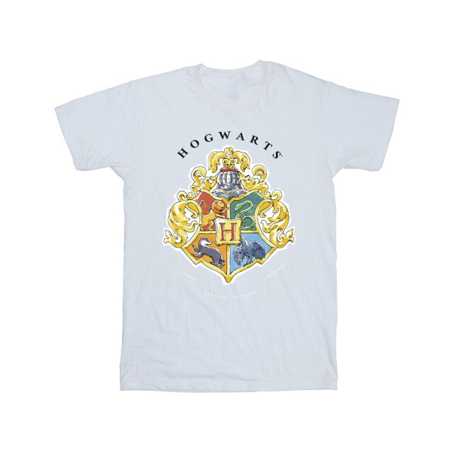 Li-cense Harry potter heren zweinstein schoolembleem t-shirt UTBI31174_white large